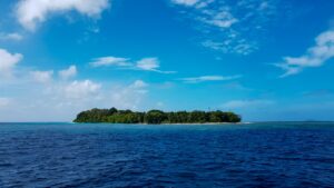 Island off the coast of Papua New Guinea