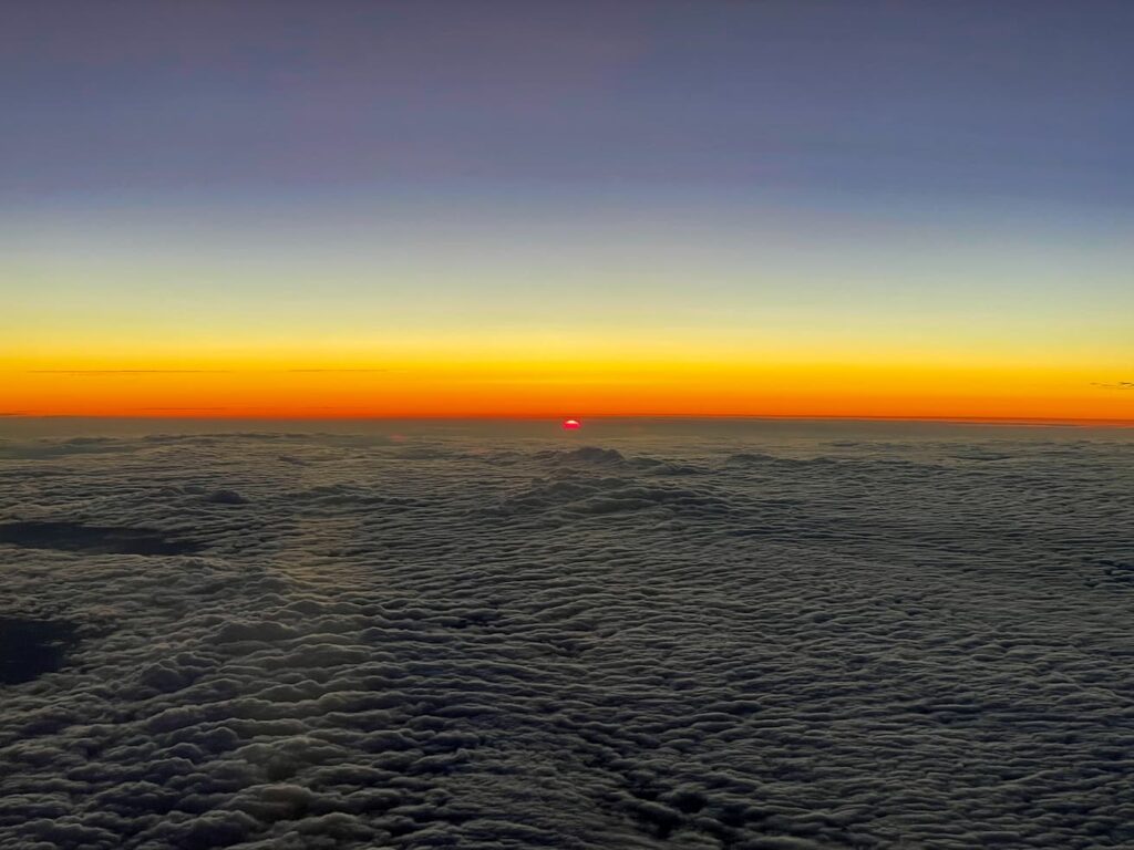 Sunset over the Atlantic